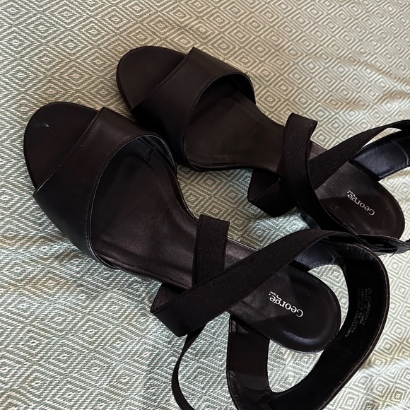 George wedge open toe Sandals - Picture 1 of 4